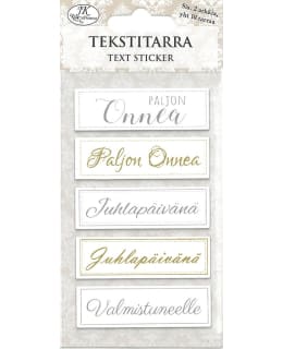 Tekstitarra onnittelut
