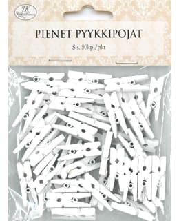 Pienet Pyykkipojat Valkoinen 50 kpl