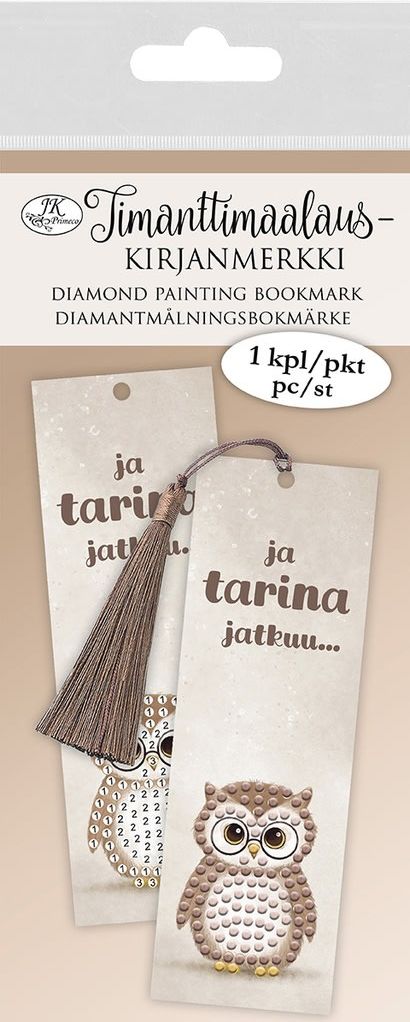 Timanttimaalauskirjainmerkki Pöllö