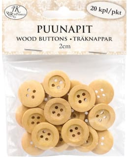 Puunapit Natur 20 kpl