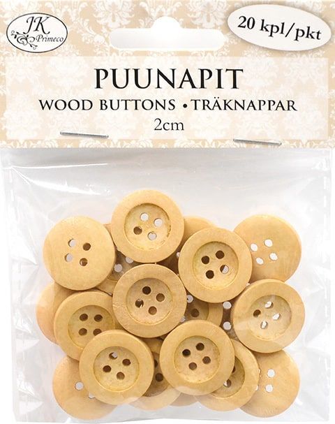 Puunapit Natur 20 kpl
