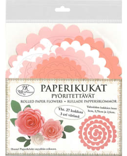 Paperikukat Pyöritettävät Rosa 27 kpl