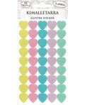 Kimalletarra Sydämet pastelli 2ark.