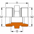 Jatkoliitin 15 mm suora