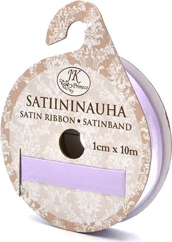 Satiininauha Vaalea Lila1cm x 10 m