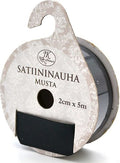 Satiininauha musta