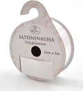 Satiininauha valkoinen