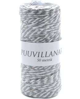 Puuvillanarua Valko-Harmaa 50 m