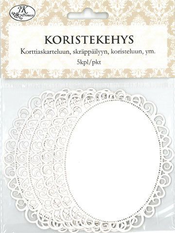 Koristekehys Soikea valkoinen