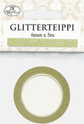 Glitterteippi kulta 6 mm x 5 m