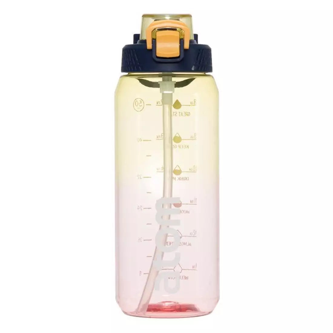 Atom Juomapullo 1700 ml keltainen/pinkki