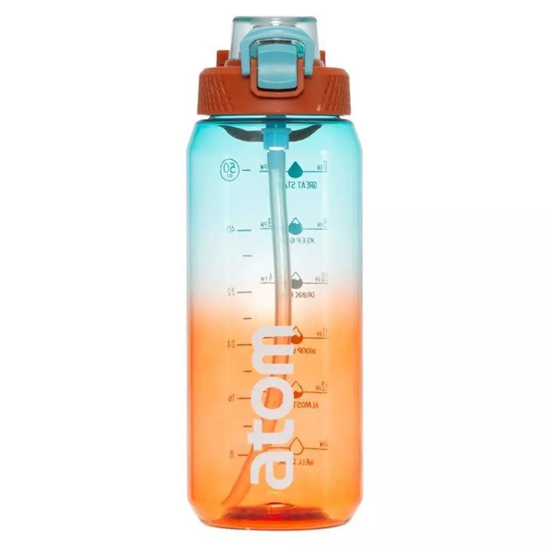 Atom Juomapullo 1700 ml sininen/oranssi