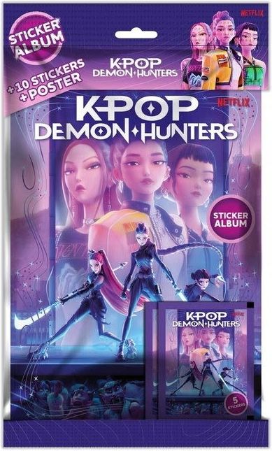 K-pop demon hunters sticker album