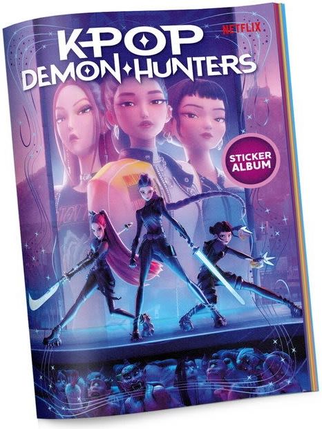 K-pop demon hunters sticker album