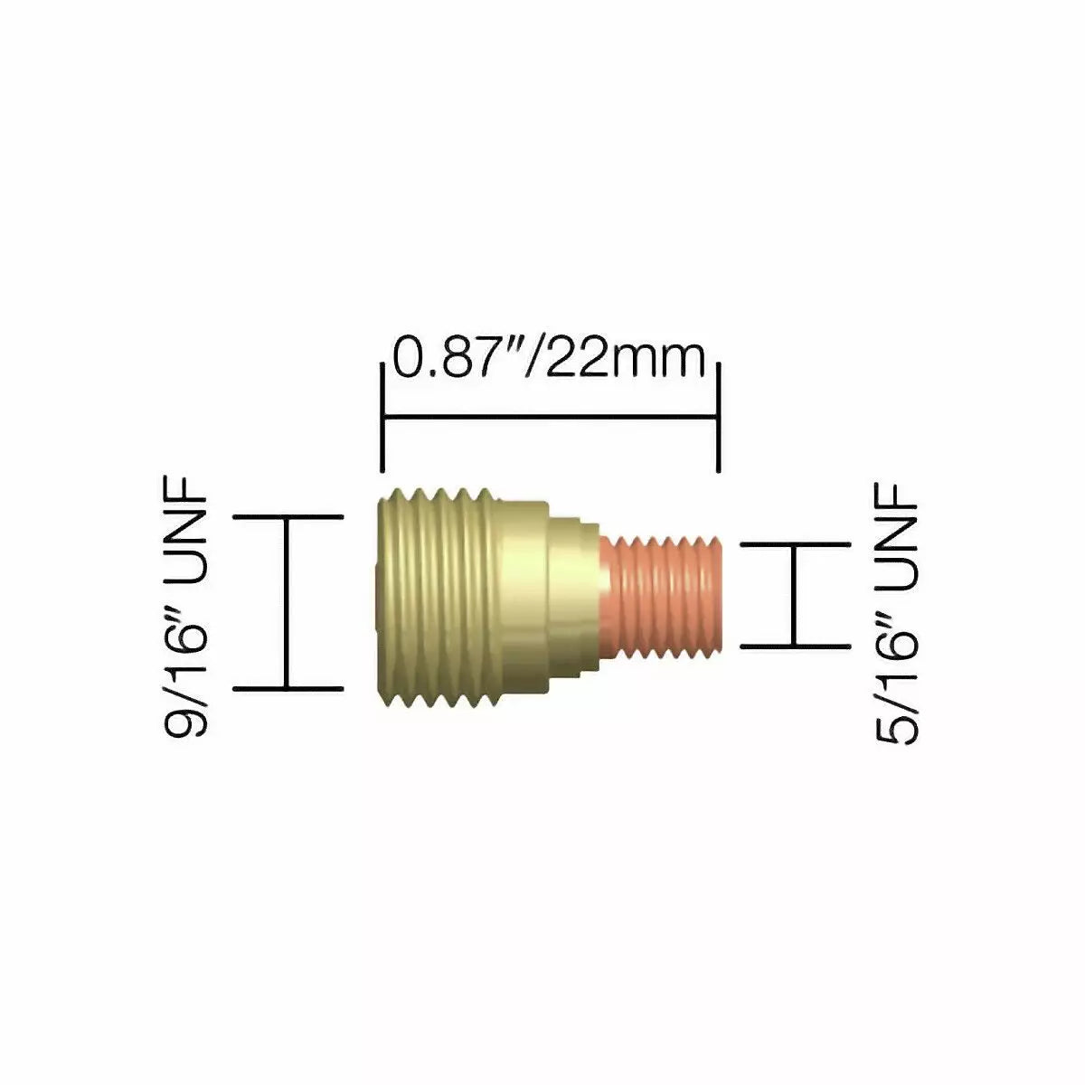 Kaasulinssi 1/16" / 1,6 mm WP9 /  Parweld