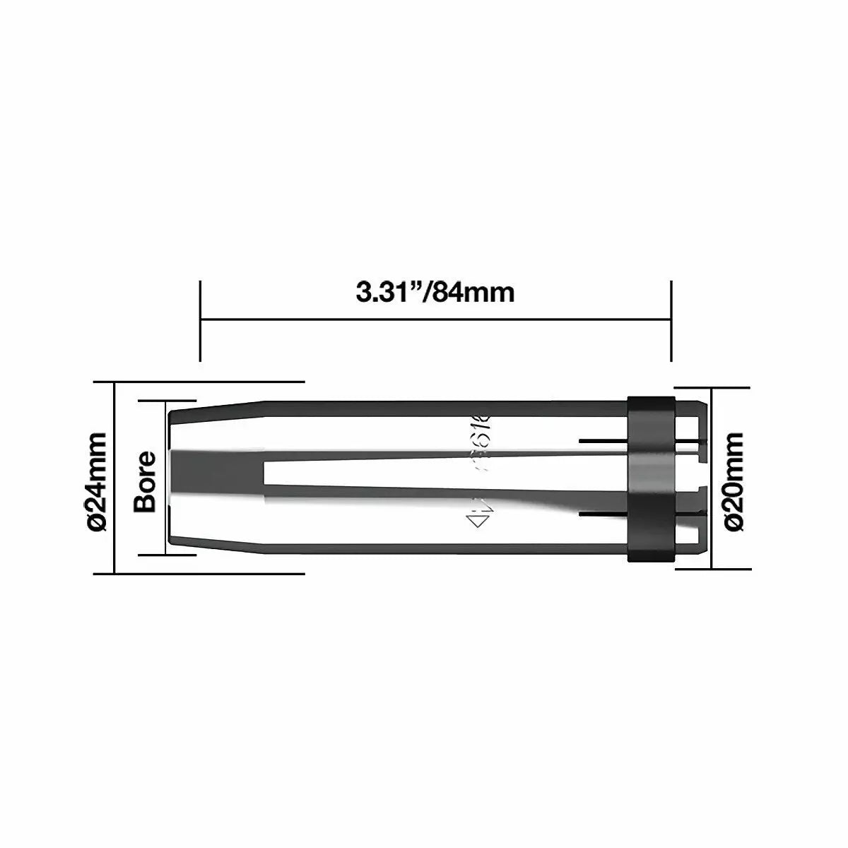Kaasusuutin 16 mm 2 kpl Parweld
