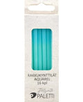 Kakkukynttilä Aquarel 16 kpl