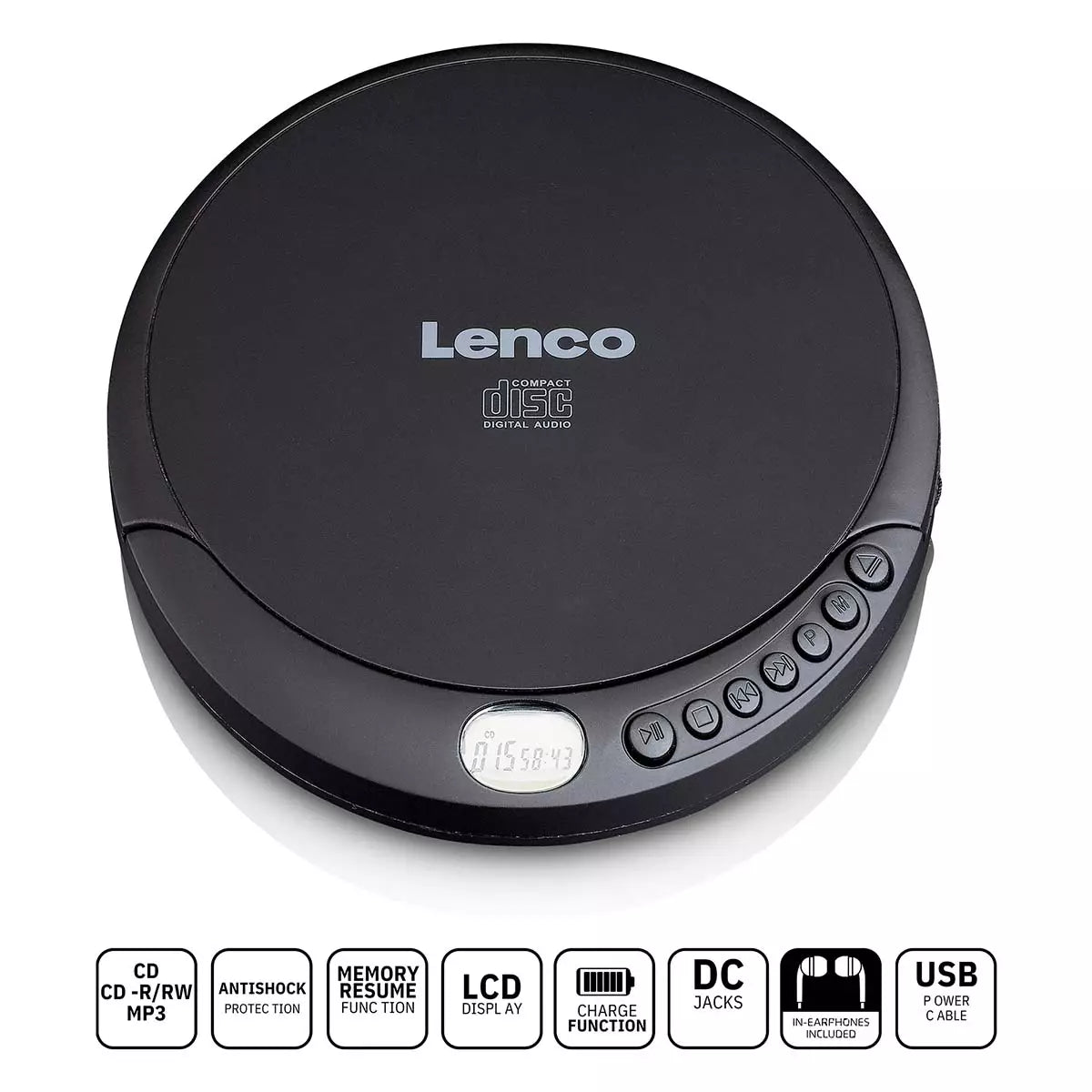 Lenco Kannettava CD-soitin