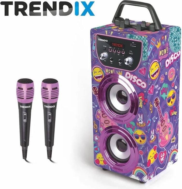 Karaoke Trendix Disco, 2 Microphones