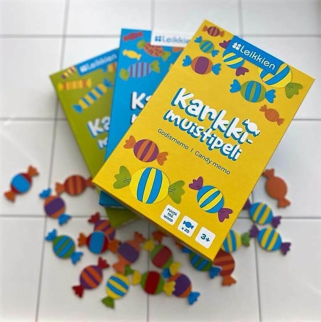 Leikkien Karkkimuistipeli, sininen