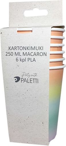 Kartonkimuki Macaron 6 kpl/pkt