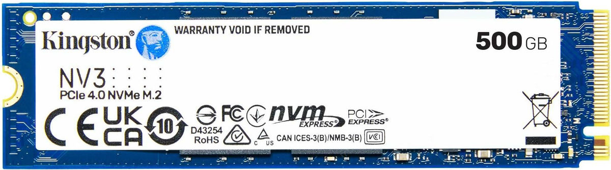 Kingston 500 g NV3 M.2 2280 pcie 4.0 nvme ssd