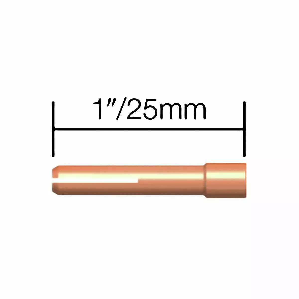 Kiristyshylsy 1/8" / 3,2 mm WP20 2 kpl Parweld