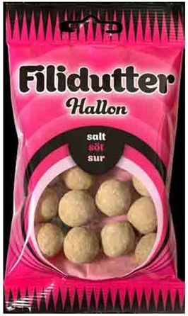 Filidutter Hallon 65 g