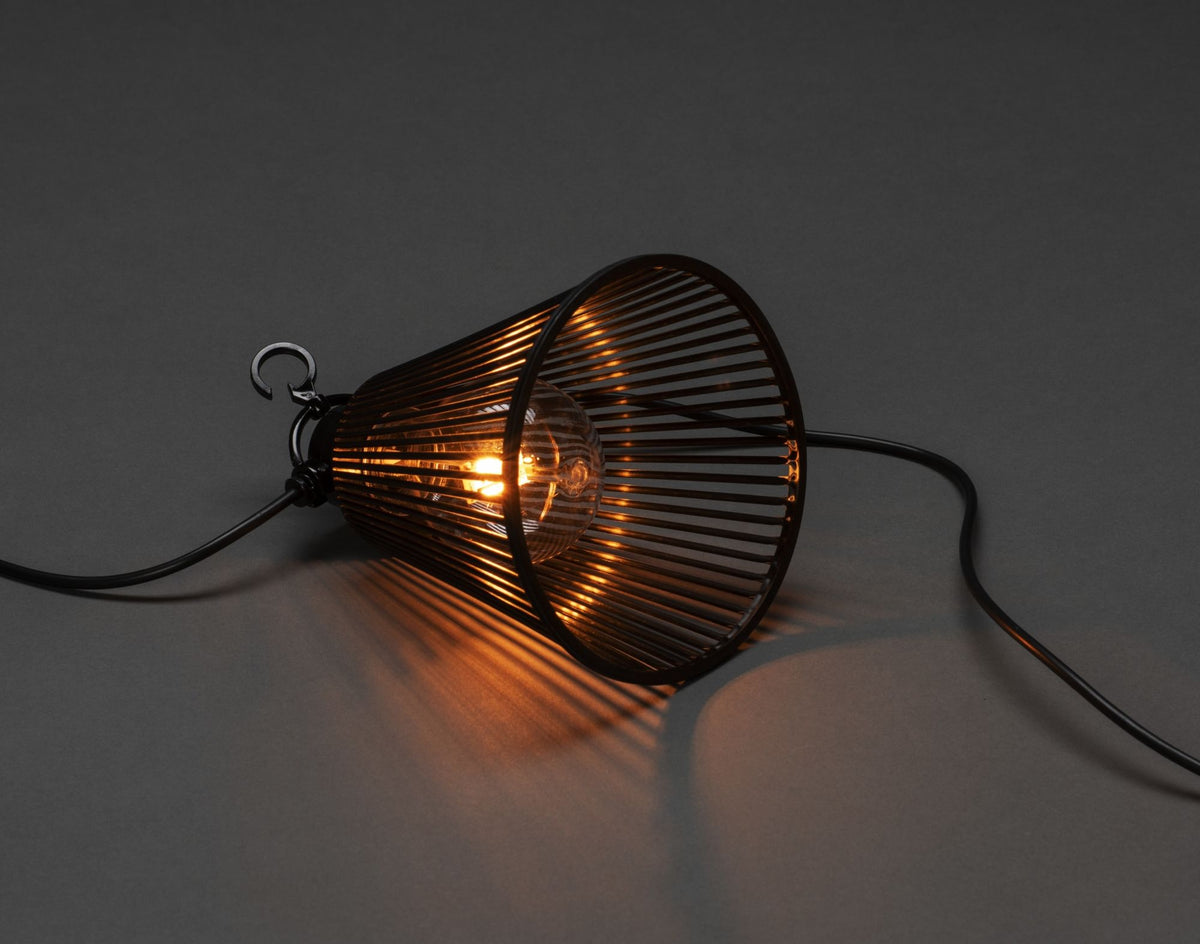 Konstsmide start Valosrj. Musta Kupu 10-os. IP44