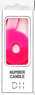 Numerokynttilä 6
