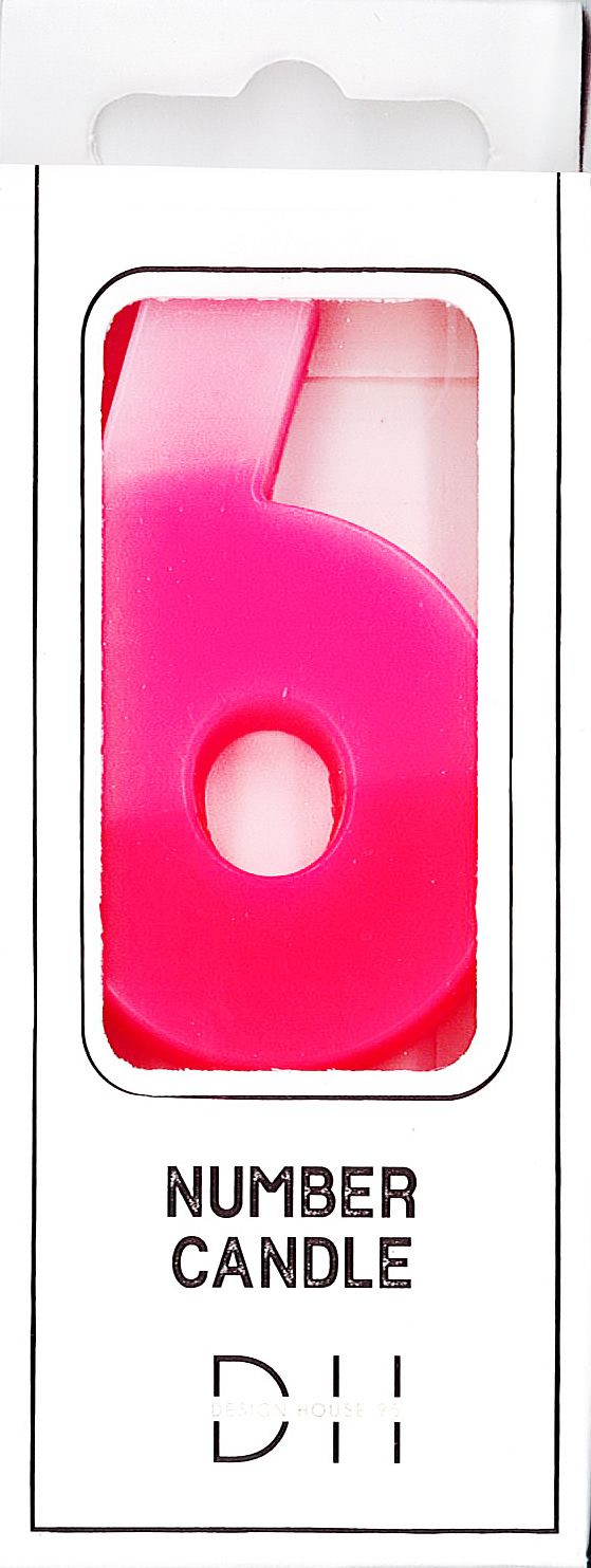 Numerokynttilä 6