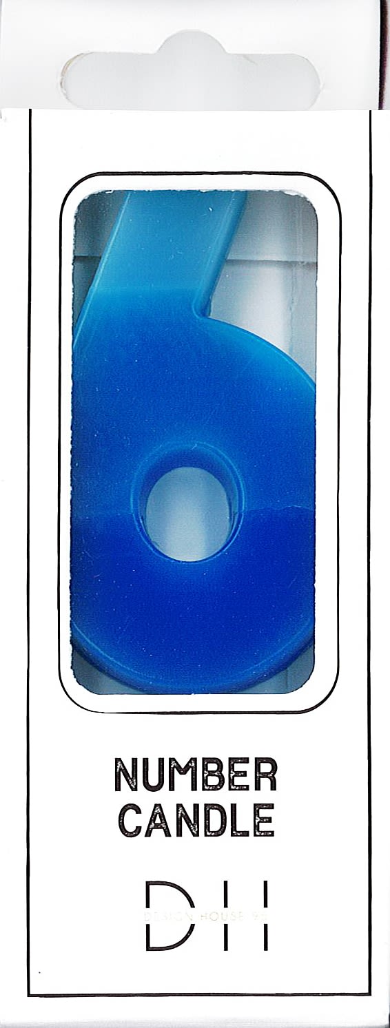 Numerokynttilä 6