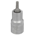Kuusiokolokärkihylsy 1/2" S2 4 mm
