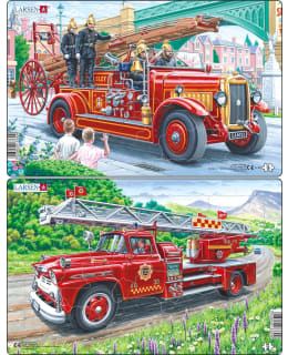 Larsen Palapeli Midi 2x1 Fire Truck