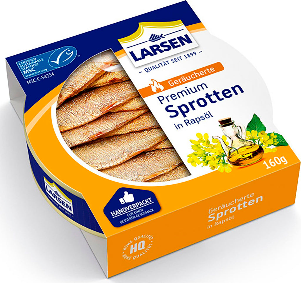 Larsen Savustettu kilohaili öljyssä 160 g