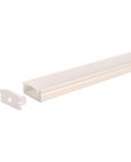 Led Energie Alumiiniprofiili 1 m suora valkoinen, alumiini, opaalikupu, 17,3 x 7 mm