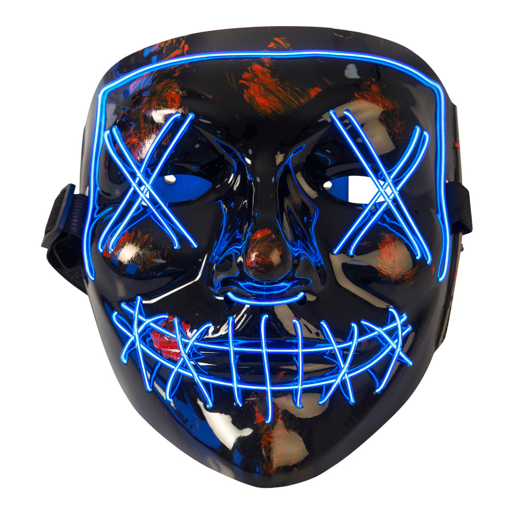 Led Naamio Horror Blue