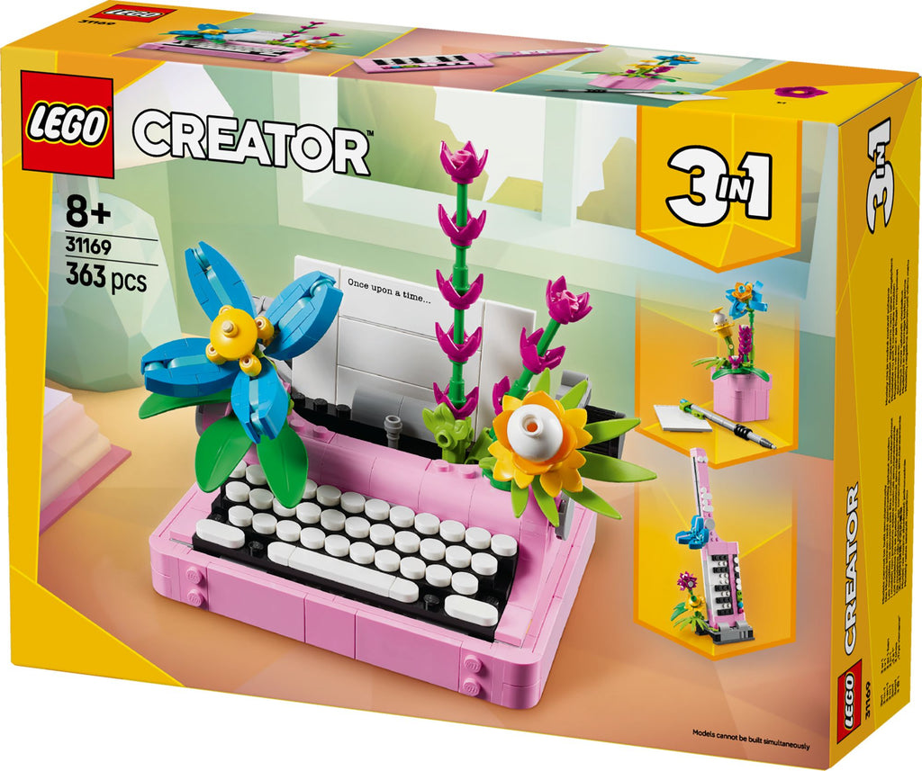 Lego Kirjoituskone ja kukat