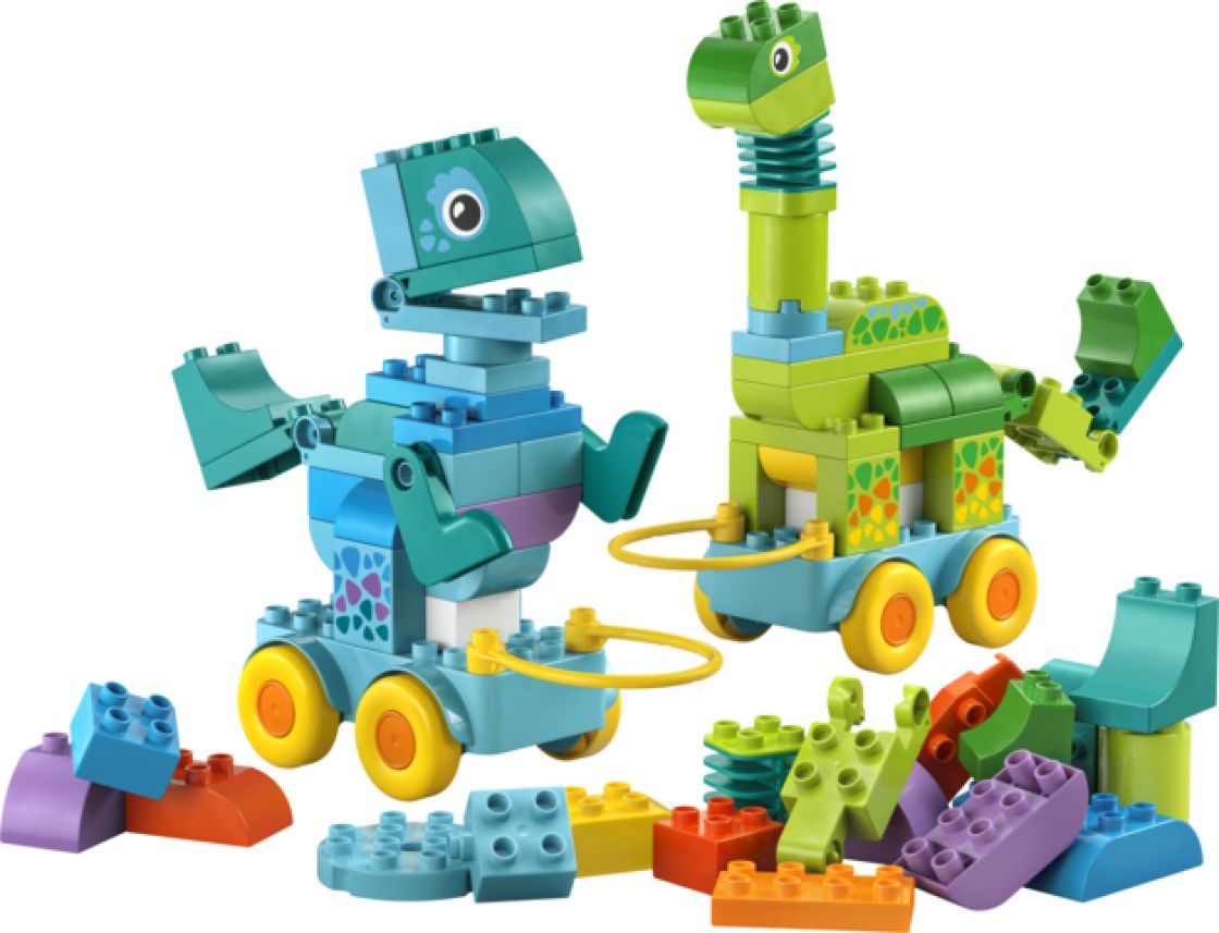 Lego Dinosauruksia pyörien päällä – 3 in 1 -setti