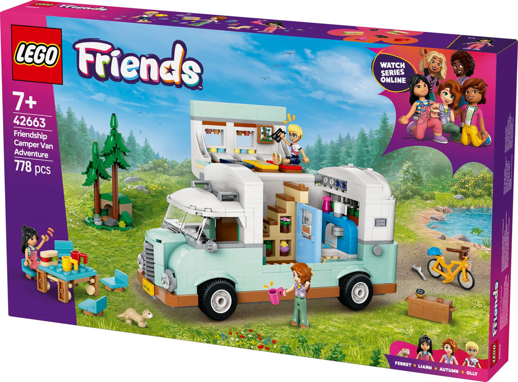 Lego Ystävien seikkailu matkailuautolla