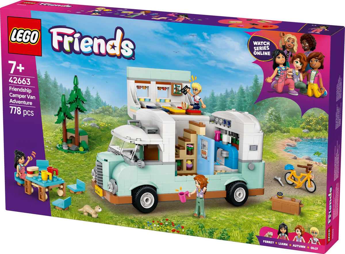 Lego Ystävien seikkailu matkailuautolla