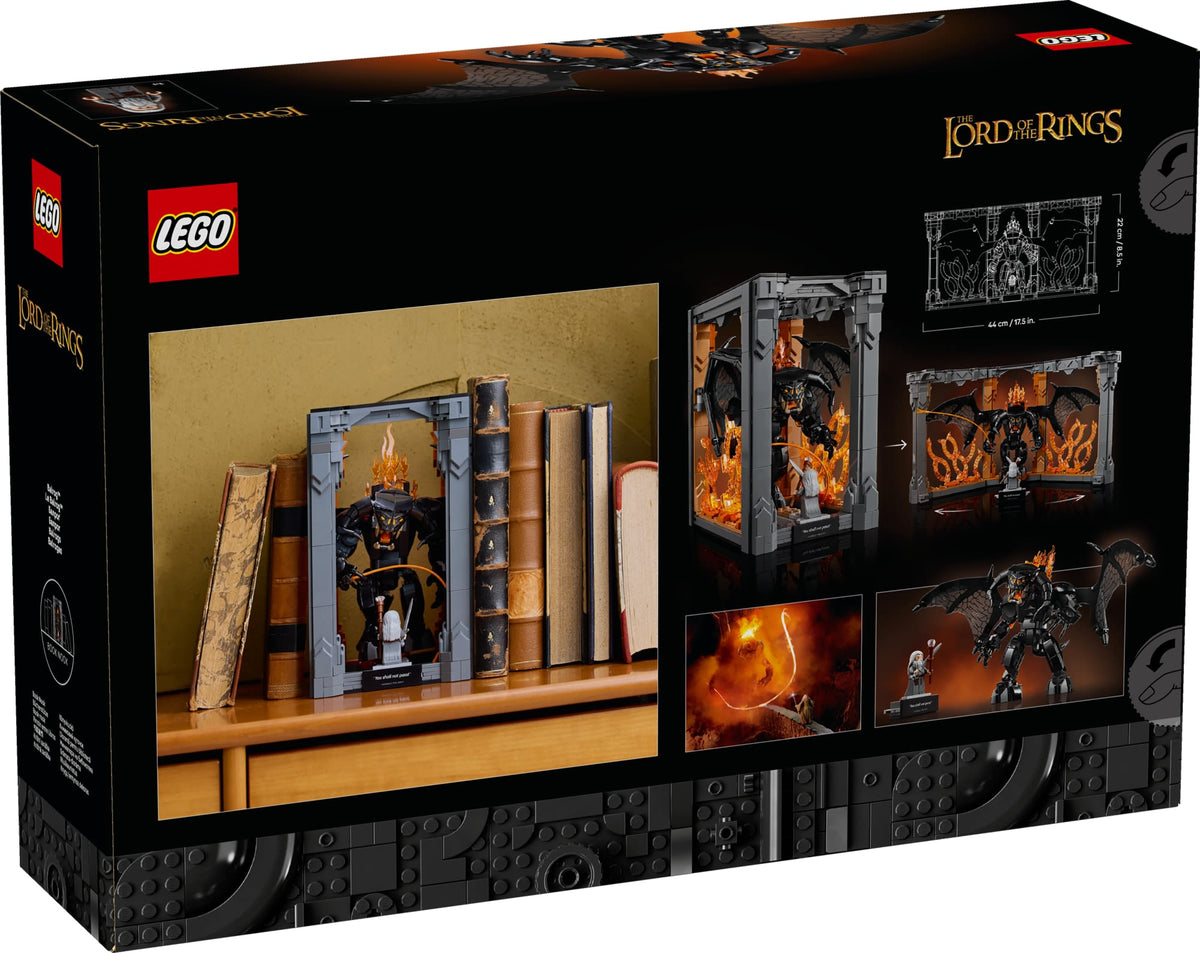 Lego Taru sormusten herrasta: Balrogin kirjaminimaailma