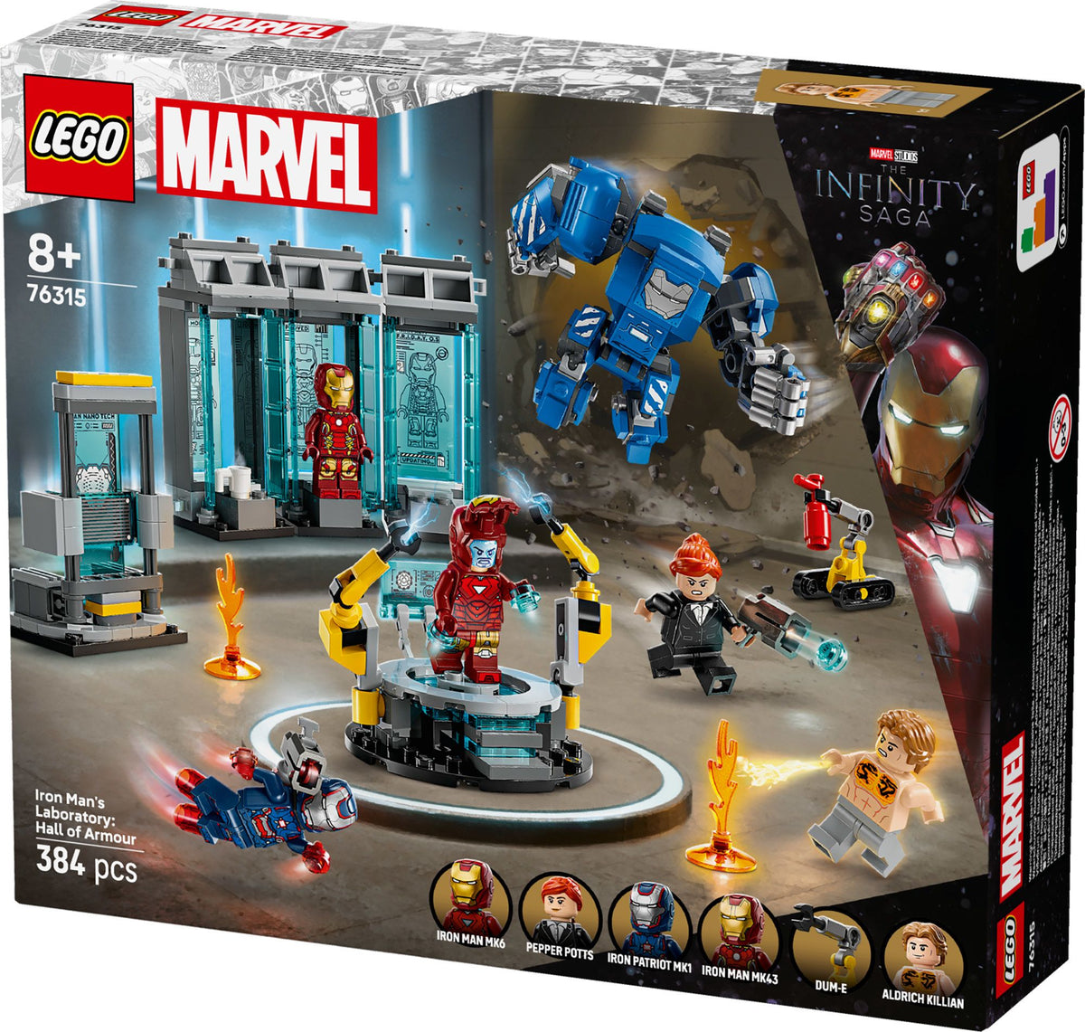 Lego Iron Manin laboratorio – Haarniskahuone