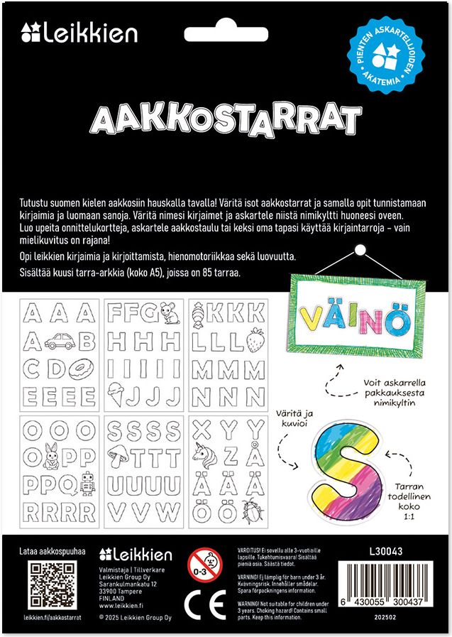 Leikkien Aakkostarrat