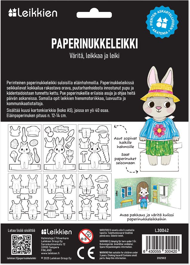Leikkien paperinukkeleikki