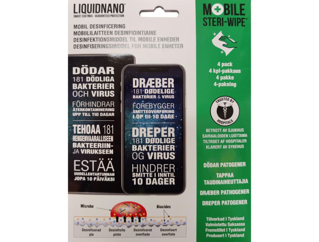 LiquidNano Mobiililaitteen desinfiointiaine
