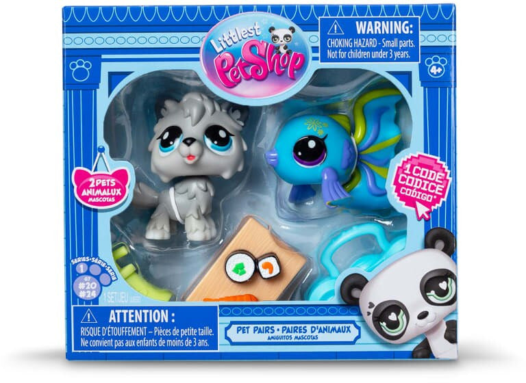 Littlest Pet Shop 2-Pack + Tarvikkeita