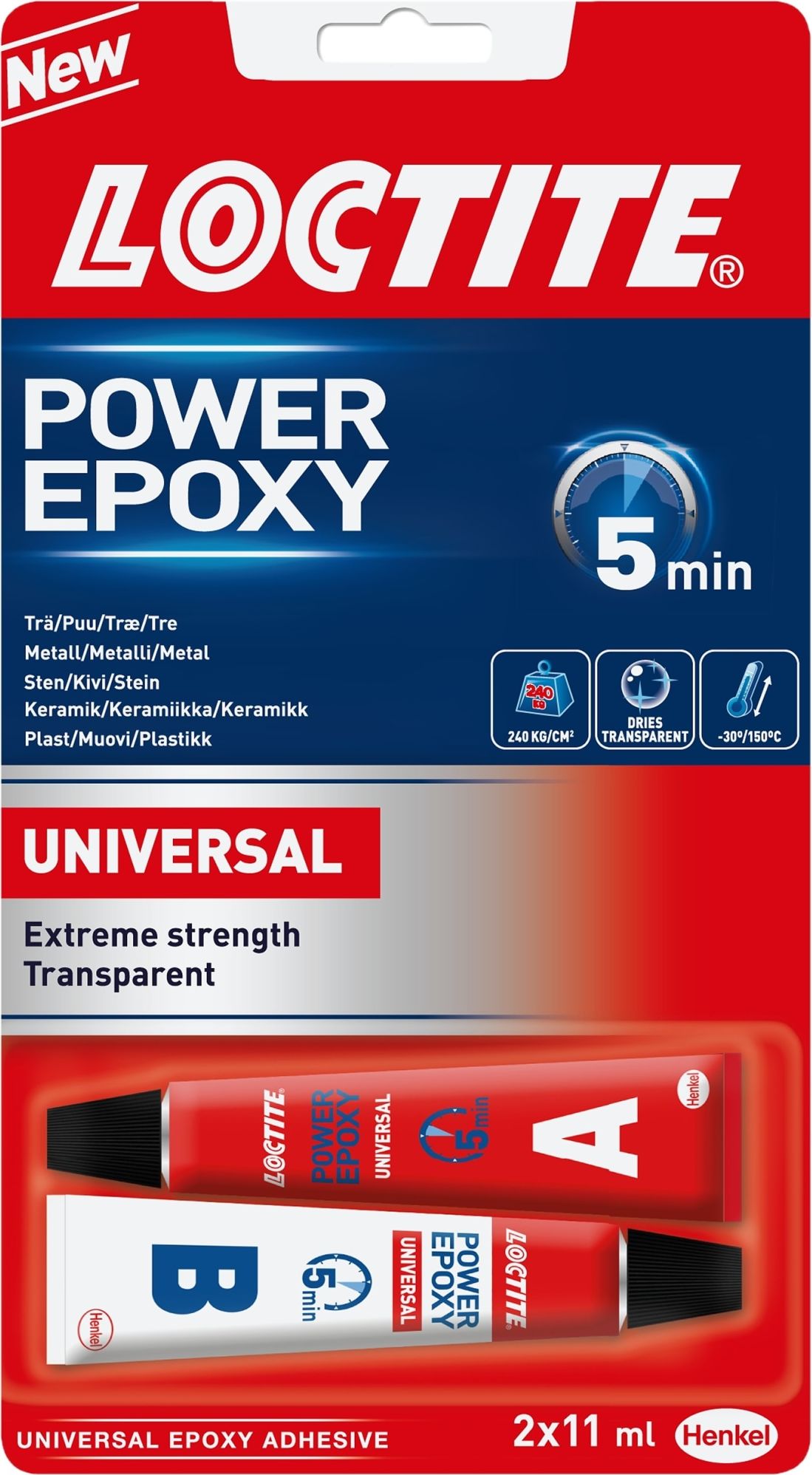 Loctite Power Epoxy Universal tuubi 22 ml