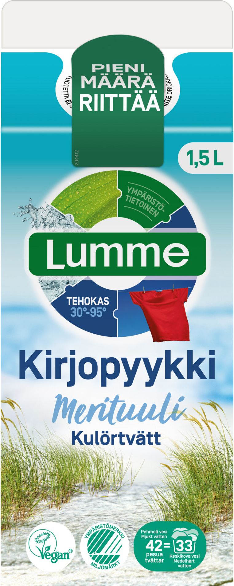 Lumme Kirjo Pyykinpesuneste 1500 ml Merituuli
