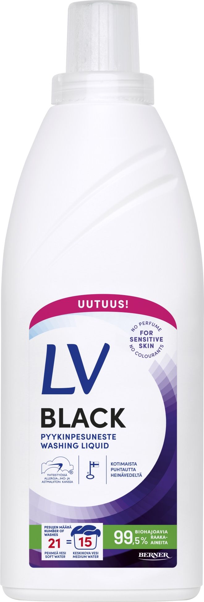 Lv Pyykinpesuneste black 750 ml